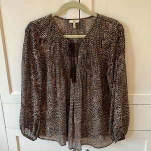 Joie Silk Print Top